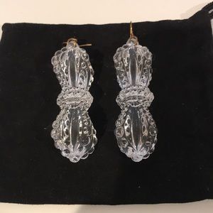 “Crystal” earrings - 2.5 inches long and very light